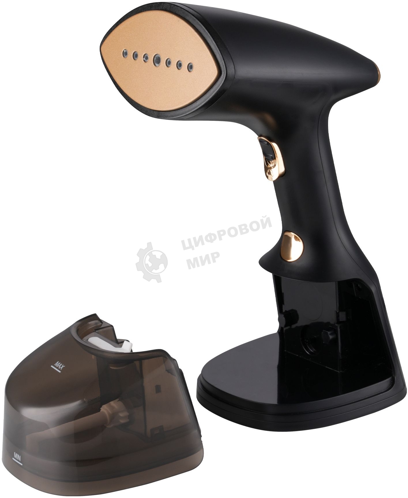 Отпариватель Hyundai H-HS01820 черный/золотистый, 1800 Вт, 35 г/мин, 300 мл