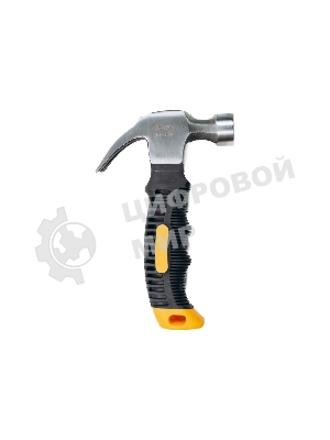 Молоток-гвоздодер укороченный Deli DL441008 250 гр, 160 мм, фиберглассовая рукоять