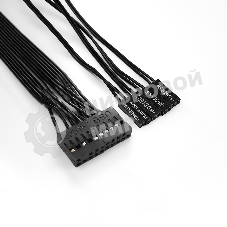 Компьютерный корпус Miditower ExeGate UN-605B Black, ATX, (UN400, 120мм), 2*USB, Audio, замок блокировки кнопки питания