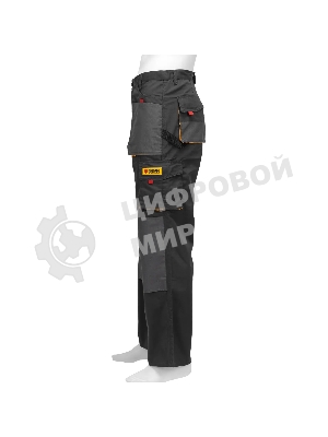 Брюки профессиональные рабочие Denzel 65% полиэстер 35% хлопок, XL