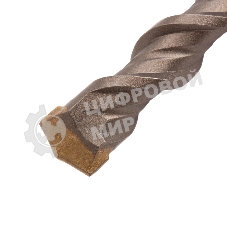 Бур по бетону Denzel двойная спираль, Cobalt W-tip, 22x600 мм, SDS PLUS