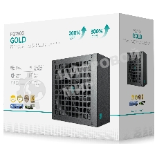 Блок питания Deepcool/GamerStorm PQ750G (ATX 3.1, 750W, Full Cable Management, PWM 120мм fan, 80 PLUS GOLD, Active PFC + Half Bridge + DC/DC, Full Japanese Capasitors, Gen5 PCIe) RET