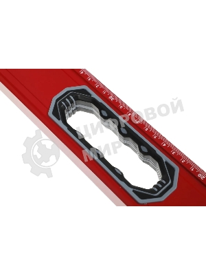 Уровень RGK U4150 пузырьковый 3глаз. магнит. красный (776073)