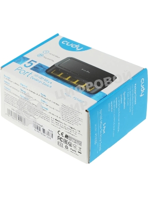 Коммутатор Cudy FS105D (L2) 5x100 Мбит/с неуправляемый