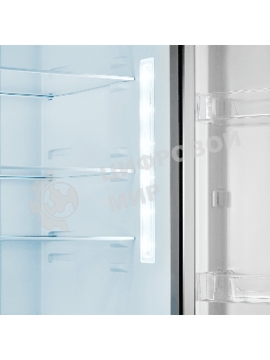 Холодильник Maunfeld MFF200NFSB10 Inverter черный двухкамерный 257/94л морозилка снизу, No Frost