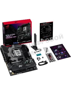 Материнская плата ASUS ROG STRIX Z890-F GAMING WIFI, LGA 1851, Intel Z890, 4xDDR5, 4xSATA, 5xM.2, 1xPCIe 5.0 x16, 1xPCIe 4.0 x4, 1xHDMI, 1xDP, 2xUSB-C, 1x 2.5Gb LAN, 4xUSB-A 3.2 Gen 1, 4xUSB-A 3.2 Gen 2, 2xUSB-A 2.0, 2xUSB-C Thunderbolt 4, 2x3.5 мм, 7.1, ATX