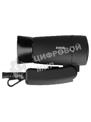 Фен BBK BHD0801 черный, 1000 Вт, компактный