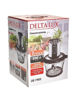 Измельчитель DELTA LUX DE-7405, черный