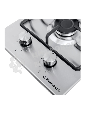 Газовая варочная панель Maunfeld EGHS.32.3ES, 2 конфорки, нержавеющая сталь, серебристый