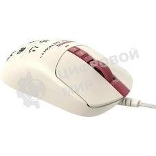 Мышь беспроводная/проводная A4Tech Bloody R72 Ultra Duo белый/красный/рисунок, 20000 dpi, USB Type-A/Type-C, радиоканал, кнопки-7