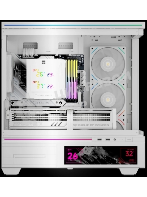 Кулер для процессора Thermalright Royal Knight 120 Digital White (4-pin PWM, LED temp., 162mm, Ni/Cu, 6x6mm, 2x120mm, 80.45CFM/56.36CFM, 29.4dBA/28.4dBA, 2150RPM/1900RPM, S: 1200, 1700, 1851, 115X, 2011, 2066, AM4, AM5, white)