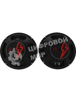 Колонки автомобильные Ural Молния АС-МЛ200 (без решетки) 200Вт 94дБ 4Ом 20 см (8дюйм) (ком.: 2кол.) широкополосные однополосные