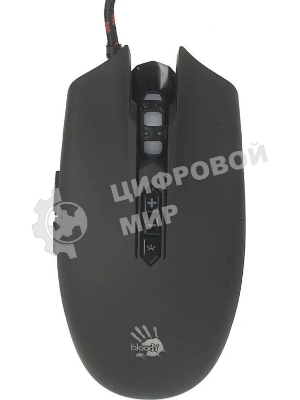 Мышь проводная A4Tech Bloody Q80 черный, 3200 dpi, USB, кнопки - 8