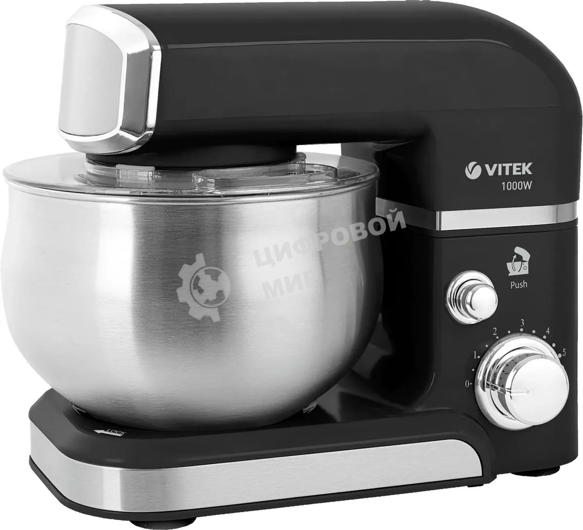 Кухонная машина Vitek Midnight VT-4116 черный/стальной