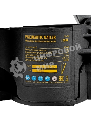 Нейлер пневматический Denzel CN90 для гвоздей CNW от 50 до 90 мм