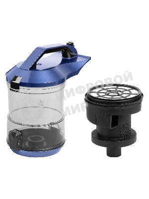 Пылесос BBK BV1602 синий, 300/1600 Вт, уборка сухая, пылесборник контейнер 2 л