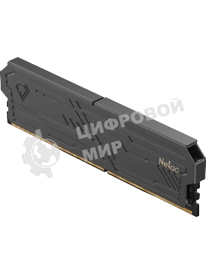 Оперативная память Netac Shadow III, DDR4, 8GB (1x8GB), 3200 MHz, CL16, с радиатором, черный