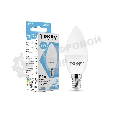 Лампа светодиодная TOKOV ELECTRIC 9 Вт С37 6500К Е14 176-264В