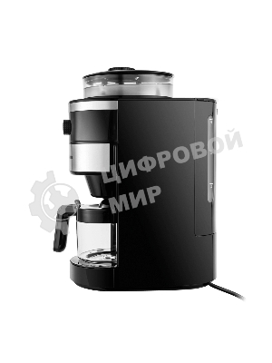 Кофеварка капельная Maunfeld MF-731BK черный, исп. кофе - зерновой/молотый, 0.83 л, 820 Вт.