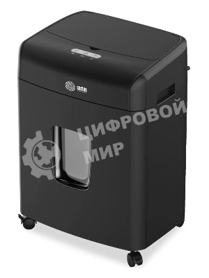 Шредер Cactus CS-SH-D6 черный с автоподачей (секр.P-4) фрагменты 120лист. 23лтр. скрепки скобы пл.карты