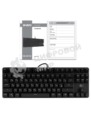 Клавиатура SVEN KB-G9150 проводная, USB Type-A, чёрный