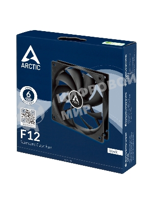 Вентилятор для корпуса Arctic F12 черный, 120 мм, 1350 об/мин, 22.5 дБ, 3 pin