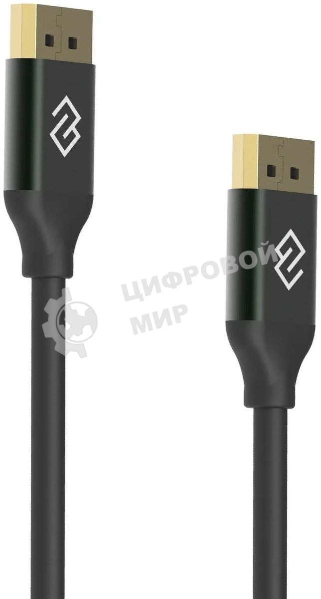 Кабель аудио-видео Digma V1.4 DisplayPort (m)/DisplayPort (m) 2м. черный (D-DP-V1.4-2M)