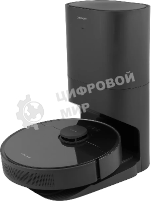 Робот-пылесос Dreame RLS6AD D10S Plus черный, 46 Вт, 5200 мА·ч Li-Ion, уборка сухая/влажная, пылесборник контейнер 0.4 л