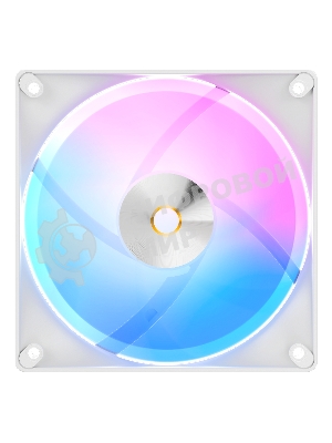 Вентилятор для корпуса Ocypus Delta F12 WH 3 IN 1, 120x120x25мм, 4-PIN PWM, 500-2000 RPM, 29 DBA MAX, HYDRO BEARING