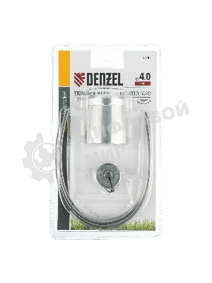 Головка триммерная универсальная Denzel быстрозажимная, шайба М8, М10, М20