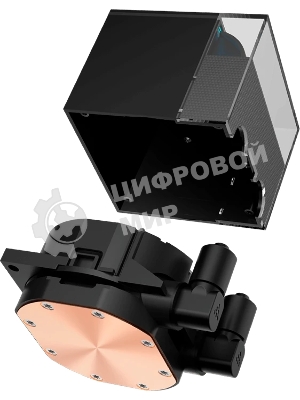 Система жидкостного охлаждения PcCooler DS360 Display ARGB Soc-AM5/AM4/1200/1700/1851 черный 4-pin 39.8dB Al LCD 310W Ret (DS360-BKAWXY-GL)