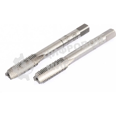 Метчик ручной Сибртех М8x1,0 мм, комплект из 2 шт.