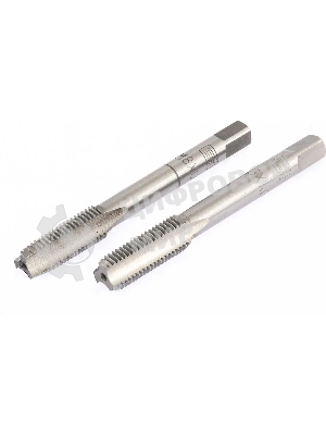 Метчик ручной Сибртех М8x1,0 мм, комплект из 2 шт.