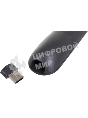 Презентер Logitech R500s Graphite черный, Bluetooth + 2.4 GHz, USB-ресивер, 3 программируемых кнопки, лазерная указка