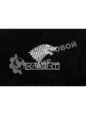 Кресло игровое Knight Wolf черный/серый крестов. пластик