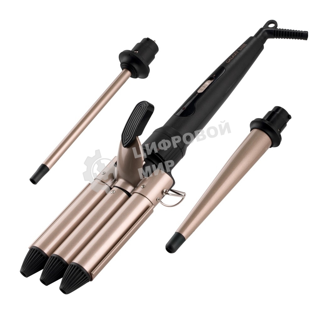 Щипцы для завивки волос Galaxy LINE GL 4702 черный, 10-25 мм, 200 °C, 1 режим