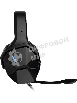 Гарнитура Acer OHW312 чёрный, проводная, USB, подсветка