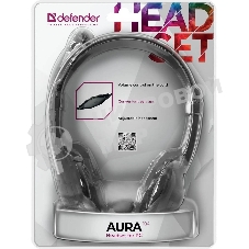Гарнитура Defender Aura 104 чёрный, проводная