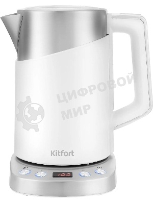 Чайник электрический Kitfort КТ-660-1 1.7л. 2200Вт белый (корпус: пластик)