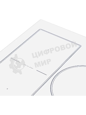 Индукционная варочная панель Maunfeld CVI453SBWH Inverter, конфорок: 3 шт., стеклокерамика, независимая, белый