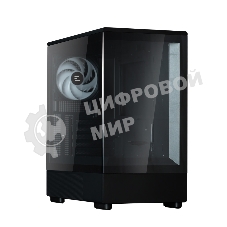 Компьютерный корпус ZALMAN P10, MATX, черный, WINDOW, 2x3.5