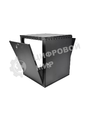 Шкаф телекоммуникационный настенный разборный ЦМО ЭКОНОМ 15U (600 520) дверь металл, черный