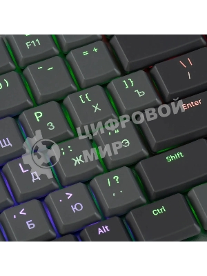 Клавиатура Oklick K615X проводная, USB Type-A, чёрный