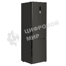 Холодильник Maunfeld MFF200NFSB10 Inverter черный двухкамерный 257/94л морозилка снизу, No Frost