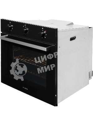 Духовой шкаф электрический Hyundai HEO 6631 BG черное стекло