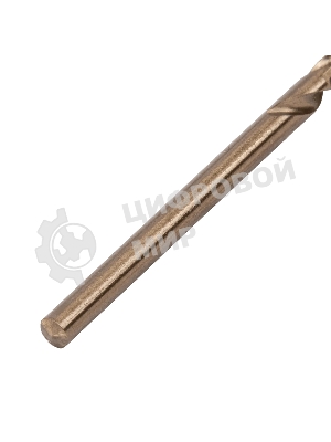 Сверло по металлу Denzel 2,5 мм, HSS Co-8%, 2 шт.