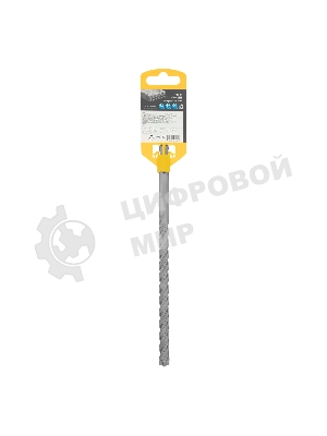 Бур по бетону Denzel цельная крестовая пластина, 10x215 мм, SDS PLUS