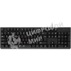 Клавиатура Oklick 100M HW3 проводная, USB Type-A, чёрный