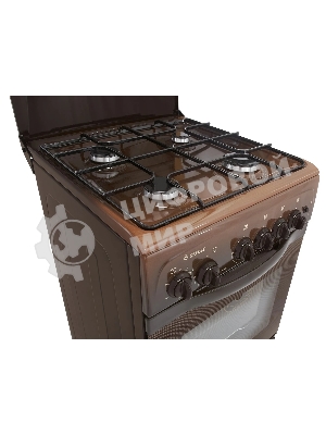 Плита газовая Gefest ПГ 3200-05 К19 коричневый, конфорок 4 шт, духовка 44 л, 50 см x 85 см x 57 см
