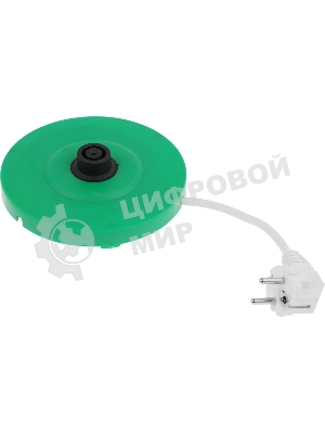 Чайник электрический Великие Реки Томь-1 белый/зеленый